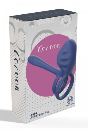 Anneau vibromasseur version slim pour couple - Xocoon