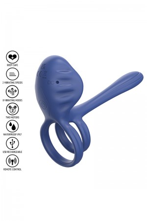 Anneau vibromasseur version slim pour couple - Xocoon