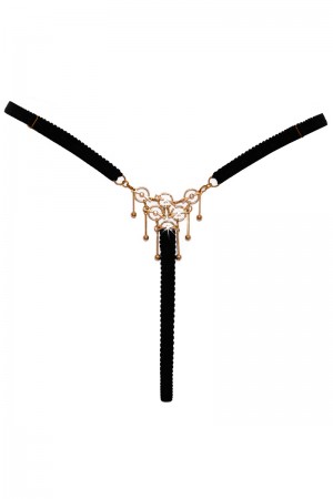 String ouvert avec design bijou - Cottelli LINGERIE
