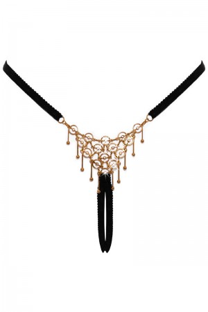 String ouvert avec design bijou - Cottelli LINGERIE