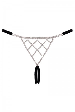 String ouvert strass - Cotelli Lingerie