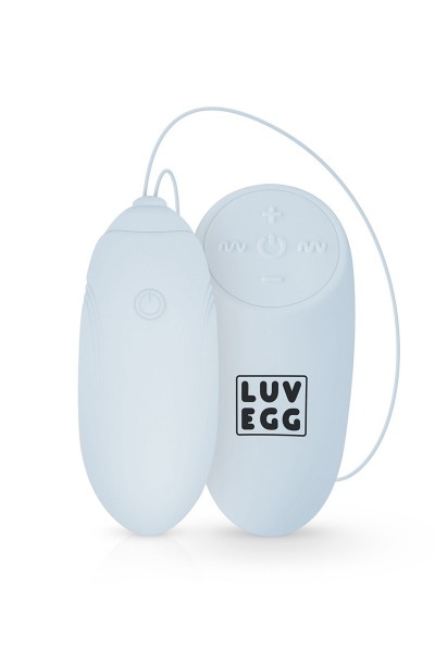 Oeuf vibrant télécommandé bleu - LUV EGG