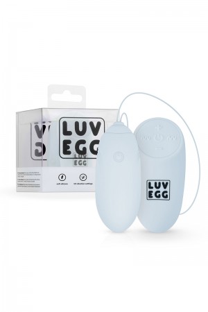 Oeuf vibrant télécommandé bleu - LUV EGG