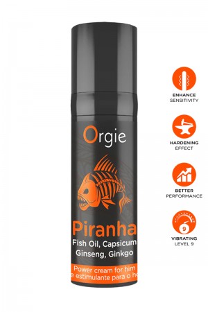 Crème stimulante Piranha Power Cream - Orgie